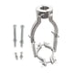 thumbnail image 4 of Adaptador de taladro para agujeros cuadrados perfecl accesorios de taladro de acero inoxidable plata con 4x partes, 4 of 8