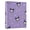 Adorable Demon with Star, variant on Haosy Hardcover 3 Ring Binder 1.5 Inch Ring Decorative Binder Organizer for Home School Office, Gold Skull