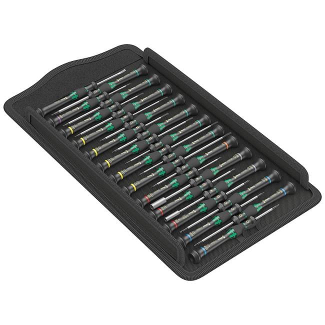 WERA 12PC PRECISION SCREWDRIVER SET WITH SLOTTED PH HEX & TORX 