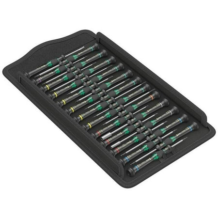 

Wera Tools 05134000001 Kraftform Micro Screwdriver for Electronic Applications Set - 25 Piece