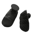 thumbnail image 3 of 2 piezas de agarre de pesas agarres de mano para el levantamiento de fitness gimnasia Negro, 3 of 8