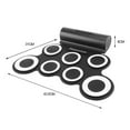 thumbnail image 3 of LEEYNEER Kit de Tambour Enroulable 7 Tampons Portable, Meilleur Cadeau, 3 of 9