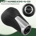 thumbnail image 5 of 6 Speed Car Manual Transmission Gear Shift Knob Black Lever Handball KD45-46-030 for 3 6 -5 2013-2016, 5 of 5