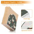 thumbnail image 5 of Yayeee Napkin Holder for Table Kitchen Paper Tissue Organization, Winter Goose, 5 of 8