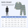 thumbnail image 4 of Fotbe Eggs Toast Bacon And Arugula Pijama de Hombre con Estampado de Manga Larga, Conjunto de 2 Piezas, Ropa de Dormir Suave y Cómoda con Bolsillos-Small, 4 of 7