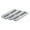 Brushed Silver, variant on All Quality Badges Staff Nurse 1 x 3" Name Tag, White (3 Pack)