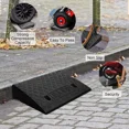 thumbnail image 7 of 2 Pack 2.7'' Rise Driveway Rubber Curb for Ramps,Driveway Ramp Car Slope Ramp for Loading, 7 of 7