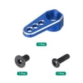thumbnail image 3 of Aluminum Alloy 1/18 25T Steering Servo Arm Horn Deep Blue for DIY RC Car/Boat/Airplane Boat 1 Pcs, 3 of 6