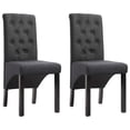 thumbnail image 2 of vidaXL 2/4/6x Dining Chairs Fabric Home Kitchen Dinner Seating Multi Colors, 2 of 140