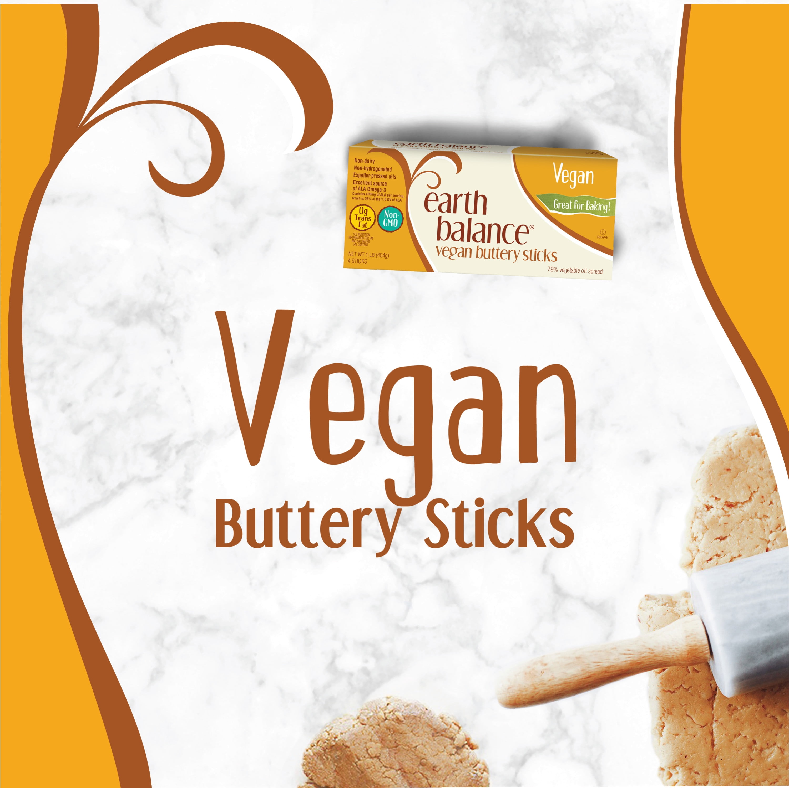 Wholesome Pantry Organic Dairy Free Plant-Based Buttery Sticks, 4 count, 16  oz