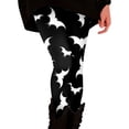 thumbnail image 5 of Halloween Leggings for Women Elastic High Waist Spooky Print Slim Fit Tights Pants Workout Running Yoga Pants, 5 of 9