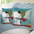 thumbnail image 3 of Snoopy Fundas de almohada de terciopelo con tema, regalos de funda de almohada, decoración para el hogar, cojín de lanzar, regalo de cumpleaños para fans y parejas. 50cm x 50cm., 3 of 6