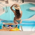 thumbnail image 7 of GZHJMY Beach Towel for Women Girls, Cat Wearing Sunglasses Bath Towel, Oversized Lightweight Sport Towel, 31x63 Inch, 7 of 7