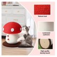 thumbnail image 7 of Mushroom Cat Scratcher, Cute Cat Scratching Post, Durable Sisal Rope Cat Scratching Board, Kitten Tree, Cat Toy for Cats to Play and Care for Their Claws, No Assembly Required, 7 of 7