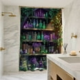 thumbnail image 3 of Polyester Fabric Shower Curtain With Rustproof Bathroom For Tub Enclosure And Window Privacy, 3 of 3