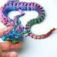 thumbnail image 4 of 3D Printed dragon ,Flexible Joint Animal lacertid Figurines,Realistic Eyes, Home Office Decor,Fidget Toy for Adults Teens Boy Festival Gifts, 4 of 11