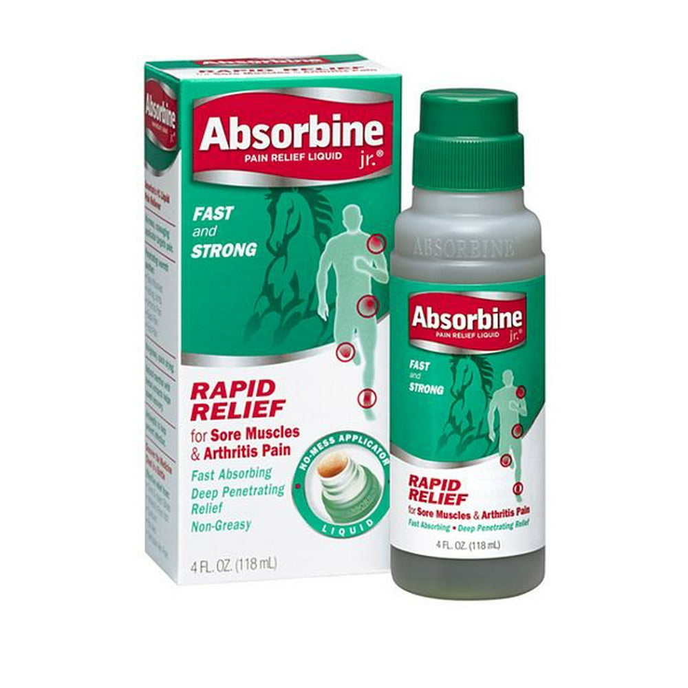 Absorbine Jr. Pain Relieving Liquid with Menthol - for Sore Muscles