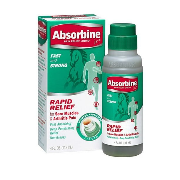 Absorbine Jr. Pain Relieving Liquid with Menthol for Sore Muscles