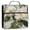 Vintage White Camellias, variant on Water-Resistant 3-Ring Binder Organizer with Multiple Pockets Zipper Binder Bag for Office Sunflowers Painting