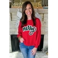 thumbnail image 5 of Southern Belle Style Fiery Red Christmas Graphic Sweatshirt for Women – Long Sleeve Casual Layering for Fall Days [ZhiHiMeRi] | L, 5 of 12