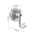 thumbnail image 4 of CNKOO Wall Adhesive Non-marking Hooks Waterproof Rust-proof Oilproof Hooks for Home Kitchen Bathroom(Silver), 4 of 4