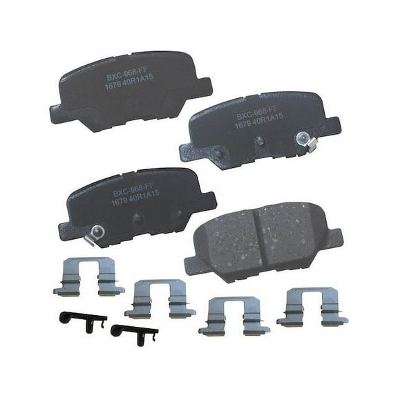 Rear Brake Pad Set - Compatible with 2013 - 2023 Mitsubishi Outlander Sport 2014 2015 2016 2017 2018 2019 2020 2021 2022