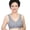 Dark Gray, variant on Plus Size Bras for Women Older Full Coverage Wireless Bras for Women Comfort Supportive Front Closure Bras Fashion Seamless Everyday Bra No Underwire S-5XL
