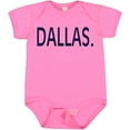 thumbnail image 3 of Inktastic Dallas in Blue Text Boys or Girls Baby Bodysuit, 3 of 5