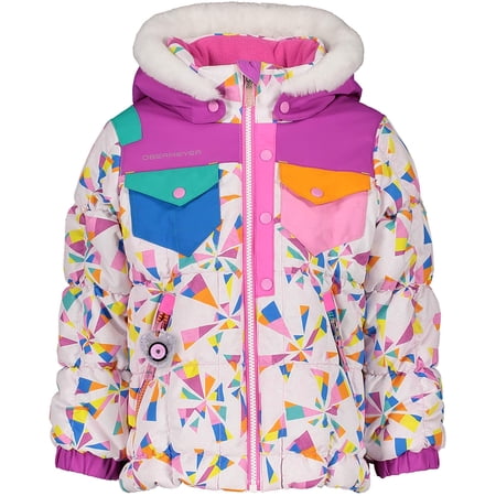 Obermeyer Girls' Little Jamie Jacket, Prickly Pear, 3T