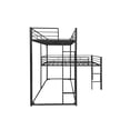 thumbnail image 4 of PVWIIK - Litera Triple con Escalera integrada y barandillas de Longitud Completa para 4 niños, liter, 4 of 7