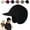 Black, variant on Cozy Head Beanies for Men and Women, Womens Winter Hats with Brim and Ear Flaps, Knitted Beanie Hat Fleece Lining