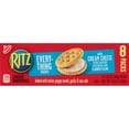 RITZ Everything Cracker Sandwiches, Cream Cheese Flavor, 8 Snack Packs