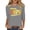 Gray, variant on Women's Vintage Pullover Tops Crew Neck 3/4 Length Sleeve Tees 1976 Graphic Casual Comfy Trendy T Shirts (XL, Pink)