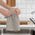 thumbnail image 4 of Kitchen Dishcloth – 1 PC Highly Absorbent Cotton Cleaning Towel, Reusable Dish Rag for Washing Dishes & Drying, Panos de Cocina for Home Use, 4 of 9