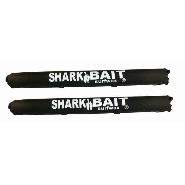 Sharkbaitsurfwax Fade Proof 30 inch Aero Style Black Roof Rack Pads