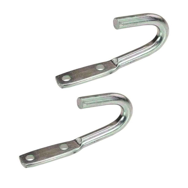 White Zinc JHook w/ 2 mounting holes 1,200 lb. Break Strength 2