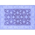 thumbnail image 1 of Ahgly Company Machine Washable Indoor Rectangle Oriental Blue Traditional Area Rugs, 8' x 10', 1 of 4