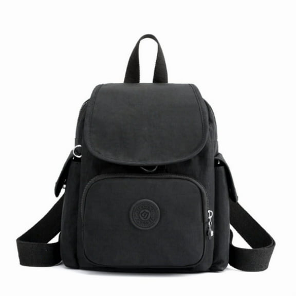 Women's City Pack Mini Backpack - Lightweight Anti-Theft Daypack with Front Pocket, Adjustable Straps & Keychain (Multiple Colors)