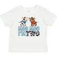 thumbnail image 3 of Inktastic Moo Moo I'm 2 with Cute Holstein Cows Boys or Girls Baby T-Shirt, 3 of 5