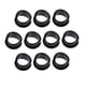 thumbnail image 1 of 10x Tijeras de Corte de cabellero de Peluquero Anillos de Empuñaduras Inserta 2,2 Cm Goma Suave Macarena Anillos de dedo Puños, 1 of 8