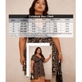 thumbnail image 3 of Cuteduck Women's Dress Summer Short Sleeve V-Neck Ruffle Mini Leopard Print Casual Mini Dress 1X-4X, 3 of 9