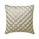 thumbnail image 1 of Fundas de almohada decorativas HomeCentric en gris y beige de 55 x 55 cm (22 x 22 pulgadas), con entramado de lino y bordado, cojines decorativos hechos a mano para sofá, diseño geométrico moderno -, 1 of 5