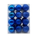 thumbnail image 2 of Xihbxyly Adornos Navideños de Plástico Irrompible, 18 Estilos Únicos Pintados, Ideales para Fiestas, Decoración Navideña para El Hogar, Versátiles para Diversos Ambientes, Paquete de 24, Tamaño de 3, 2 of 3