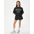 thumbnail image 5 of Sport Oversized T-Shirt Extra Long Printed Crew Neck, 5 of 6