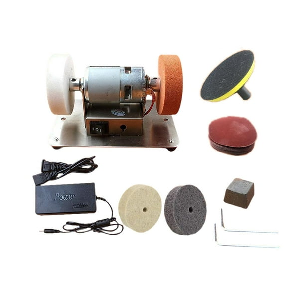Herramienta de molienda de banco de molinillo mini bench suministros de bricolaje de bricolaje multifunción resistente pulidor de lijador para pulido Estilo F