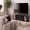 Brown, variant on Furinno Turn-N-Tube Toolless Assembly TV Stand for TV up to 50 Inch, 3-Tier Plain White Entertainment Center with Storage Shelf, TV Console, for Living Room, Bedroom, Plain White