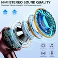 thumbnail image 3 of Wireless Earbuds, Bluetooth 5.4 Headphones Bass Stereo, Ear Buds with Noise Cancelling Mic LED Display, 36H Playtime in Ear Earphones, IP7 Waterproof Sport Headset for Android iOS, 3 of 8