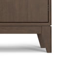 thumbnail image 6 of Simpli Home Harper 38 inch Wide Solid Wood Mid Century Modern 2 Door Sideboard Buffet in Walnut Brown, 6 of 14