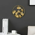 thumbnail image 4 of Hojas de ginkgo doradas, hojas para sala de estar, decoración de pared para colgar en la pared, decoración de pared, colgante de pared creativo sin perforaciones, 4 of 6