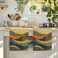 thumbnail image 4 of Vintage Green Yellow Kitchen Towels Set of 1, Farmhouse Retro Art Absorbent Dish Towels for Kitchen, Microfiber Hand Towel, Quick Drying Tea Towel for Cleaning Decorative Dishcloths, 4 of 7